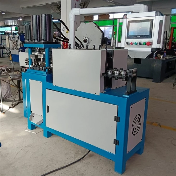 CNC Flat Hose Strip Bending Machine With Punching Holes